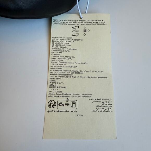 NEW Amazon Essentials Black Ballet Flats 7.5 - Picture 7 of 9